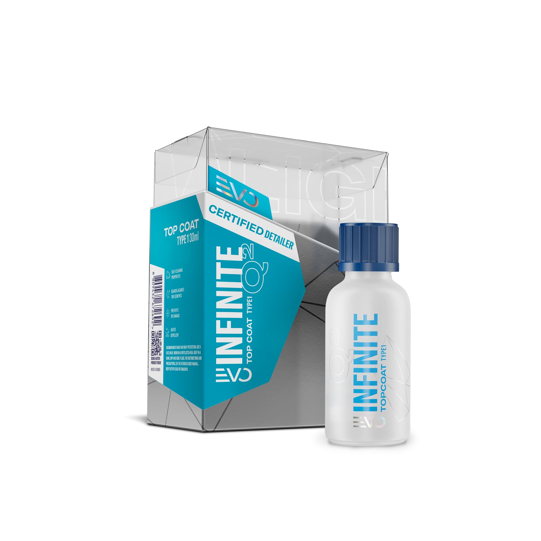 Q2 Infinite top coat type 1 EVO - პროფესიონალური კერამიკული საფარი